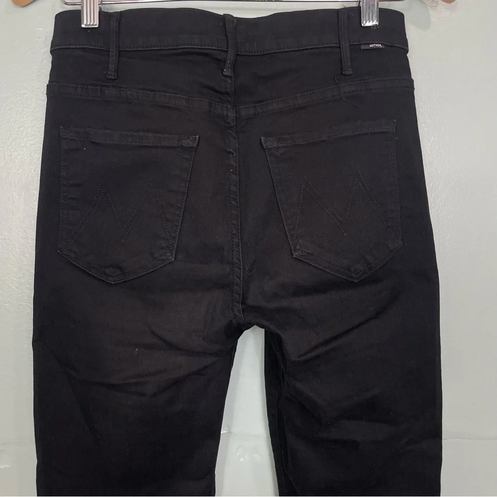 MOTHER The Hustler Ankle Fray Not Guilty Black Size 27 Straight‎